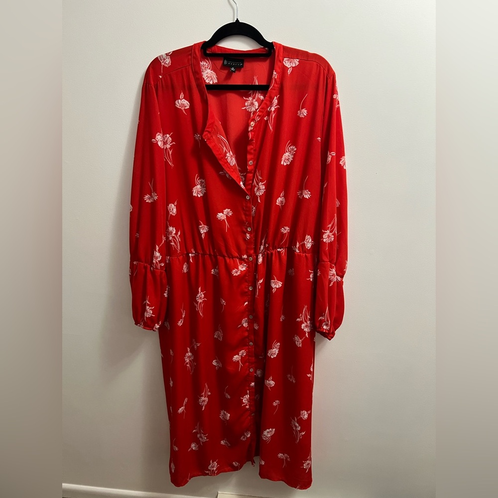 Bobeau Red Dress Size 3X